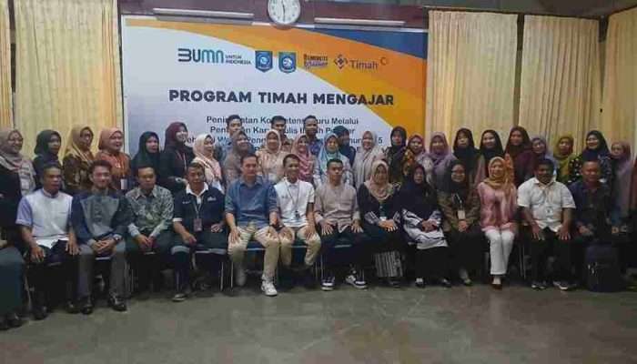 Puluhan Guru di Bangka Barat Antusias Ikuti Program Timah Mengajar