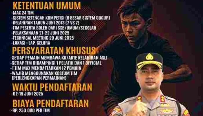 Polres Bangka Barat Gelar Bhayangkara Cup U-12