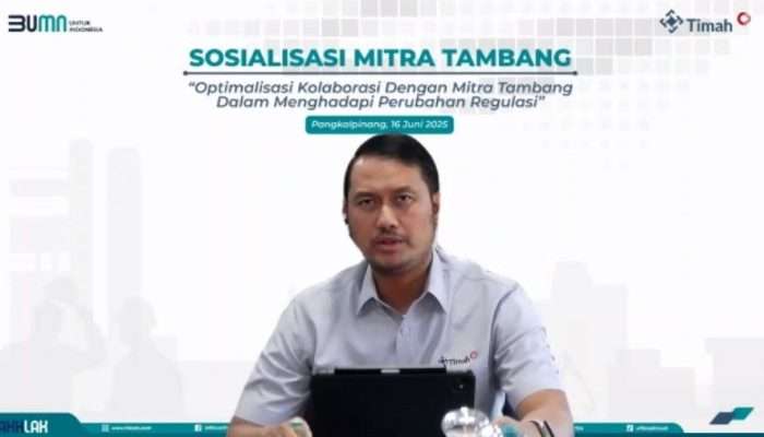 Perkuat Tata Kelola Sistem Kemitraan, PT Timah Gelar Sosialiasi Mitra Tambang