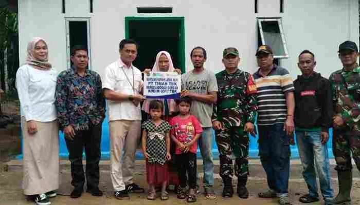 PT Timah Bangun Tiga Rumah Layak Huni untuk Masyarakat Kepulauan Riau