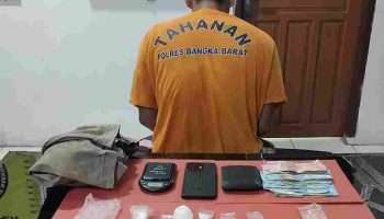 Polres Bangka Barat Gagalkan Peredaran 29 Gram Sabu Sabu