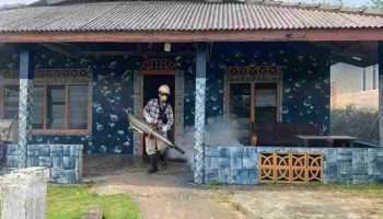 PT Timah Lakukan Fogging di Desa Gemuruh Mencegah Berkembangnya Wabah DBD