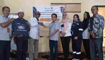 PT Timah Dukung Bank Sampah Tanjung Elok Bersahabat Mentok