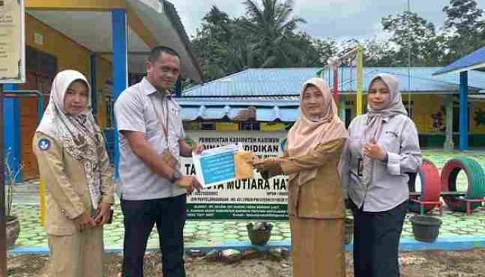 Dukung Pendidikan Anak Usia Dini, PT Timah Serahkan Bantuan untuk TK Swasta Mutiara Hati