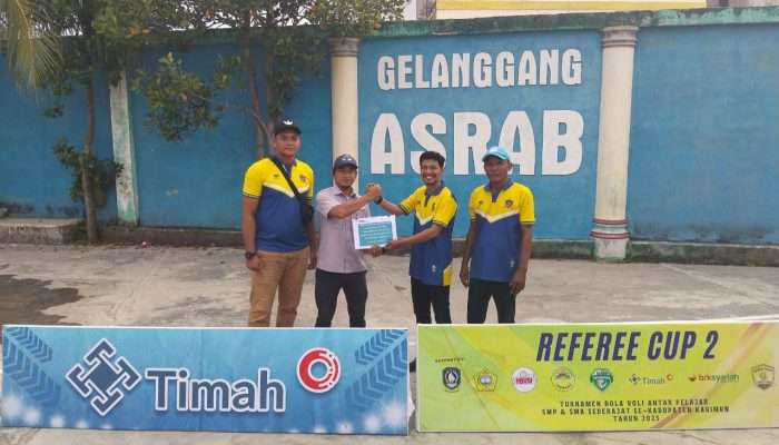 PT Timah Dukung Referee Cup 2, Tingkatkan Prestasi Atlet Voli di Kabupaten Karimun