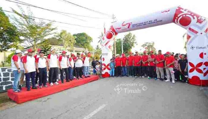 Ribuan Masyarakat Karimun Ikuti Pekan Sehat ‘Untuk Merah Putih’ Meriahkan HUT ke 49 PT Timah