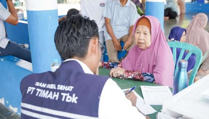 Warga Antusias Datangi Layanan Kesehatan Gratis PT Timah di Belinyu