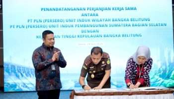 GM PLN dan Kajati Babel Teken Perjanjian Kerja Sama, Perkuat Aspek Hukum Pembangunan Infrasturktur Ketenagalistrikan