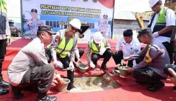 Kapolda Babel Groundbreaking SPPG Polri Kedua, Siap Dukung Program MBG Nasional