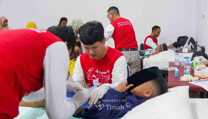 HUT ke-49 PT Timah: Ratusan Warga Bangka Ikuti Pelayanan Kesehatan Gratis dan Khitanan Massal