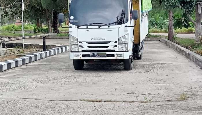 Truk Bermanifes Sagu diduga Berisi Pasir Timah Keluar dari Pulau Belitung