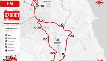 Pelari Nasional Ikuti Lomba Tins Half Marathon 2025