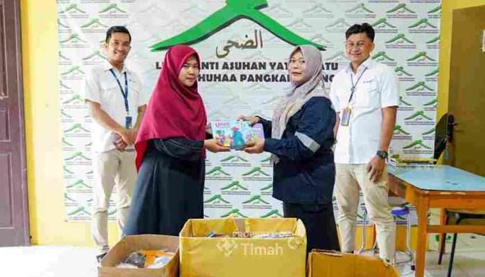 Karyawan PT Timah Tbk Donasikan Barang Layak Pakai untuk Masyarakat dan Panti Asuhan