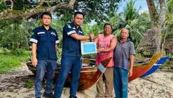 PT Timah Serahkan Bantuan untuk Kelompok Nelayan Samudera Pesisir Kundur