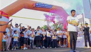 Satu Dekade TKPP, Gelar Fun Run dan Serahkan Bantuan CSR, Komitmen Hadirkan Hunian Berkualitas