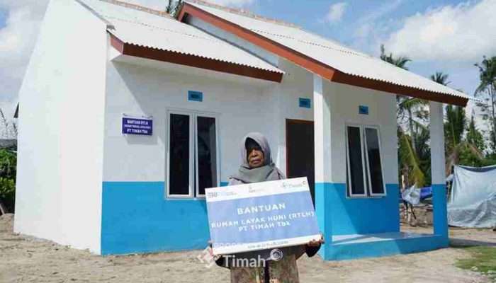 PT Timah Hadirkan Rumah Layak Huni Bagi Masyarakat di Lingkar Tambang