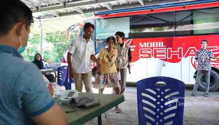 Jelajah  Dusun hingga Kota, Mobil Sehat PT Timah Bantu Warga Tetap Sehat