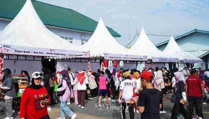 Pekan Sehat HUT ke-49 PT Timah Bawa Berkah Bagi UMKM