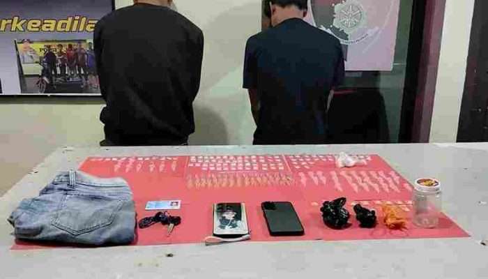 Polisi Tangkap Dua Pengedar Narkoba di Bangka Barat