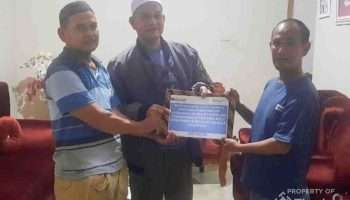 PT Timah Tbk Serahkan Bantuan untuk Perbaikan Pemakaman Umum Dusun Tanjung Ratu