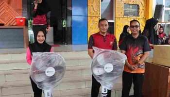 Berbagai Hadiah Bertaburan pada Olahraga Bersama di Polresta Pangkalpinang