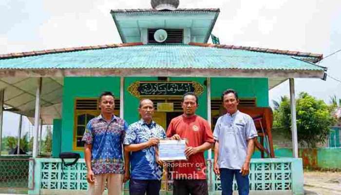 PT Timah Tbk Bantu Pembangunan Rumah Ibadah di Pemali