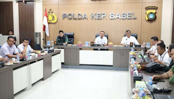 Polda Babel Gelar Rakor Pengendalian Harga Beras Bersama BPN RI