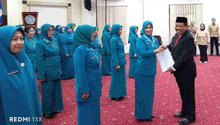 Walikota Lantik Pengurus TP PKK Pangkalpinang Masa Bakti 2025–2030