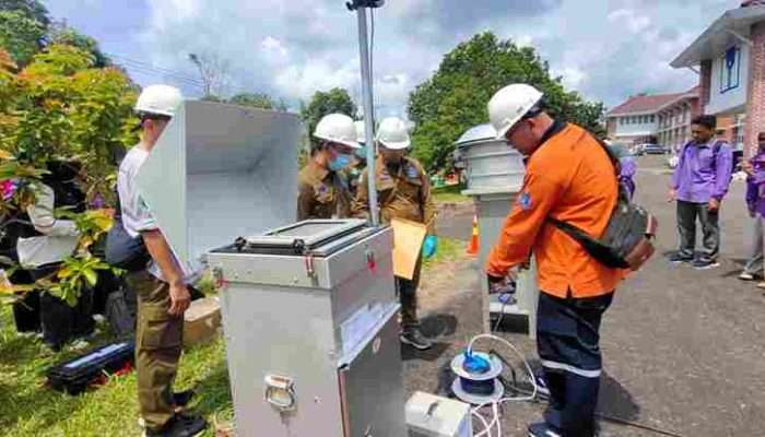 Mahasiswa Prodi Kimia UBB Analisis dan Ukur Kualitas Udara