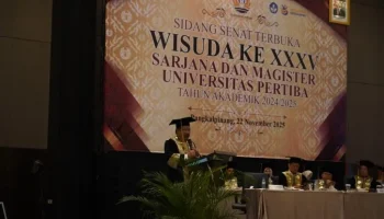 Saparudin Paparkan Langkah Pangkalpinang Menuju Smart City di Wisuda Sarjana Universitas Pertiba