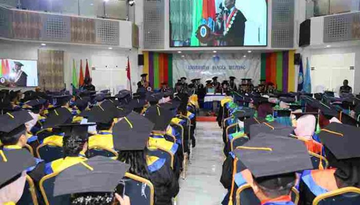 Wisudawan Melimpah, UBB Lakukan Prosesi Wisuda Dalam Dua Sesi