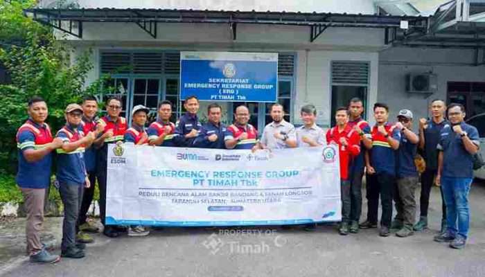 PT Timah Tbk Berangkatkan Tim Emergency Response Group untuk Misi Kemanusiaan di Sumatera Utara