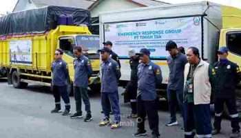 PT Timah Tbk Kembali Kirim Logistik dan Tim ERG Bantu Penanganan Banjir di Sumatera