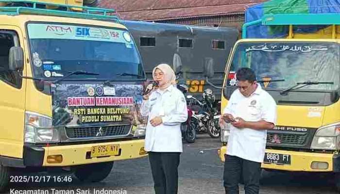 Wakil Walikota Lepas Pengiriman Bantuan Karang Taruna untuk Korban Banjir Sumatera