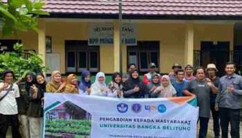 UBB Gelar Pelatihan Manajemen Usaha Tani di Desa Air Mesu Timur