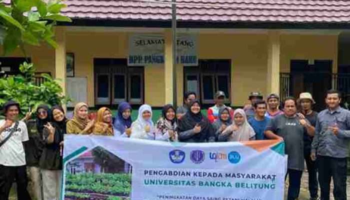 UBB Gelar Pelatihan Manajemen Usaha Tani di Desa Air Mesu Timur