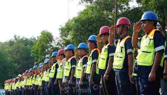 PT Timah Tbk Perkuat Budaya K3 Lewat Apel Keselamatan Kerja Rutin di Wilayah Operasional