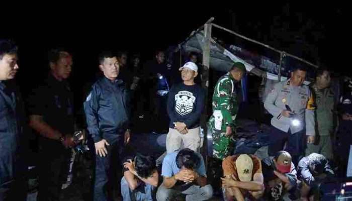 Tim Gabungan Grebek 2 Lokasi Pesta Narkoba di Bangka Selatan