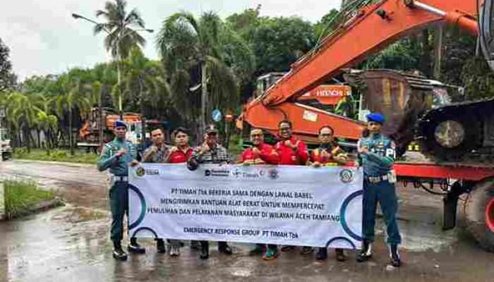 Kolaborasi Kemanusiaan TNI AL dan PT Timah Tbk untuk Pemulihan Pascabencana di Sumatera dan Aceh
