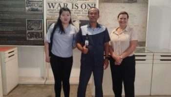 Atase Pertahanan Kedubes Australia Kunjungi Museum Timah Indonesia Mentok