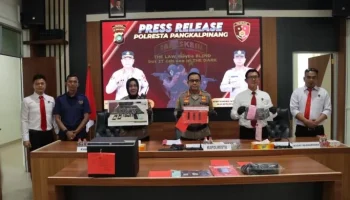 Polresta Pangkalpinang Ungkap Modus Baru Peredaran Narkoba Cair Dalam Pod Vape