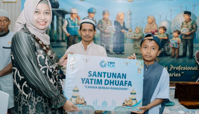 PLN UIW Bangka Belitung Melalui YBM PLN Salurkan Bantuan Safari Ramadan 1447 H di Belitung