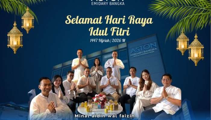 Aston Emidary Bangka Ucapkan Selamat Lebaran