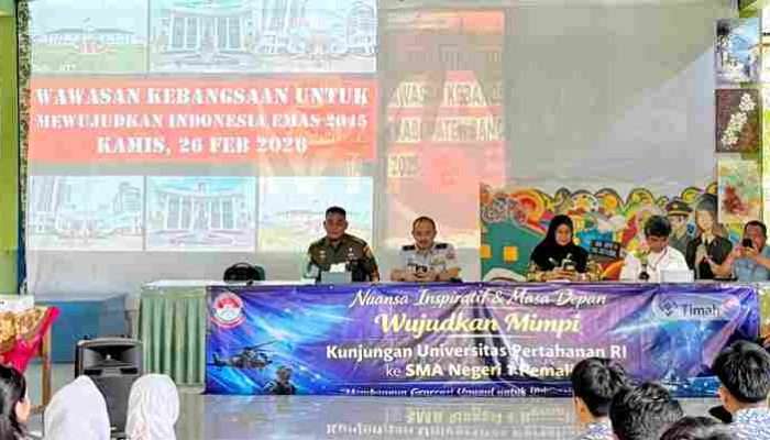 PT TIMAH Dukung Kunjungan Universitas Pertahanan RI ke SMAN 1 Pemali