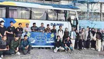 Wujud Kepedulian BUMD, Bank Sumsel Babel Fasilitasi Mudik Gratis 100 Mahasiswa ISBA Palembang