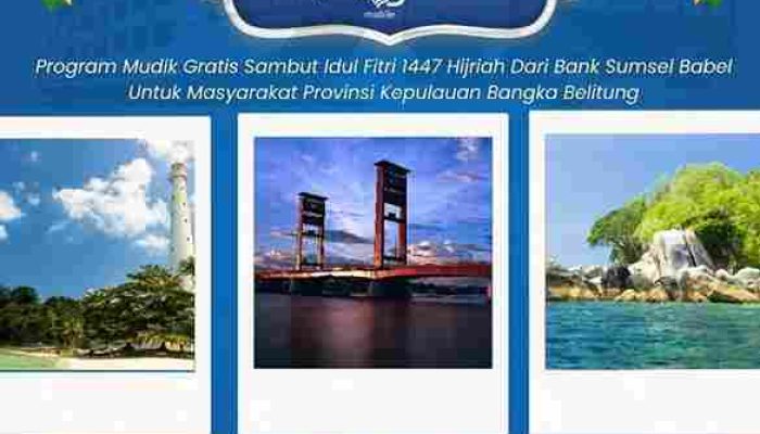 Bank Sumel Babel Bersama Pemprov Babel Fasilitasi Mudik Gratis Mahasiswa ISBA Palembang