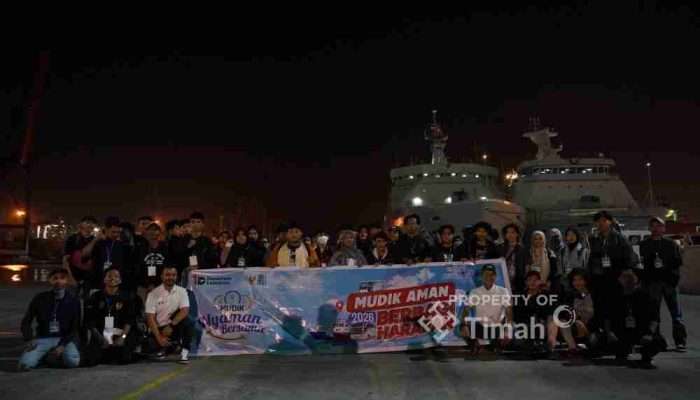 PT TIMAH Bersama TNI AL, Pemprov Babel dan Bank Sumsel Babel Gelar Mudik Gratis Jalur Laut