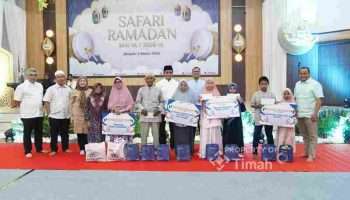 Safari Ramadan PT TIMAH Hadirkan Senyum Fahri dan Soleh, Penerima Bantuan Tahfiz Quran dan Anak Yatim Piatu