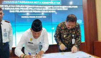 Penerapan Pidana Kerja Sosial Mulai Diberlakukan di Pangkalpinang