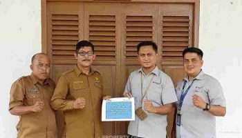 PT TIMAH Bantu Renovasi Gedung Serbaguna Kecamatan Kundur Barat